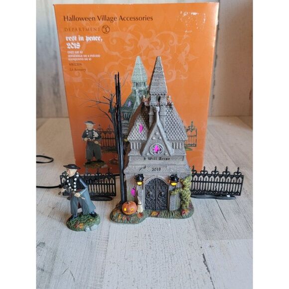 Dept 56 6002304 Rest in peace 2018 Halloween Village accessory - Picture 1 of 9